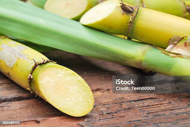 Close Up Sugarcane Stock Photo - Download Image Now - Cross Section, Freshness, Sugar Cane
