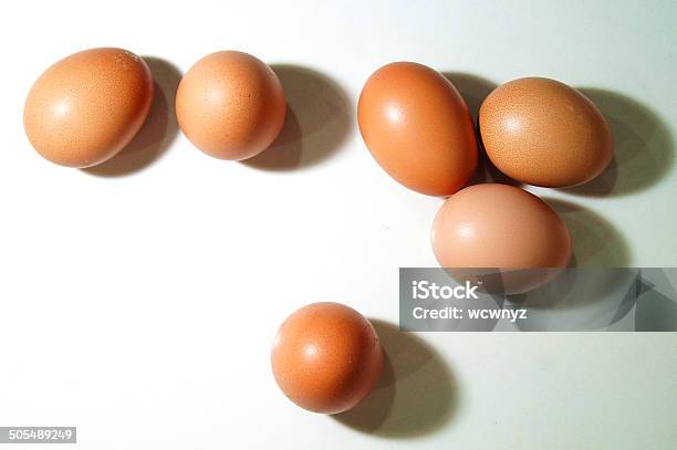 Six Eggs Stock Photo - Download Image Now - Animal Egg, Boiled Egg, Breakfast