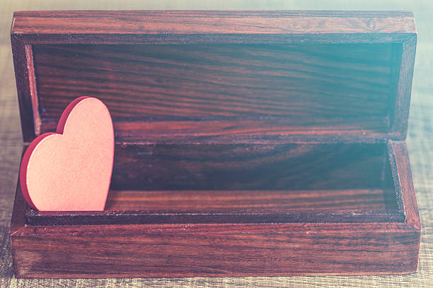 istock Valentine's red heart in a box 505490198