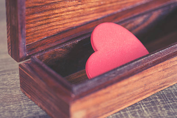 istock Valentine's red heart in a box 505491274