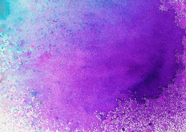 istock Hand painted abstract textured background with vibrant colors 505491474