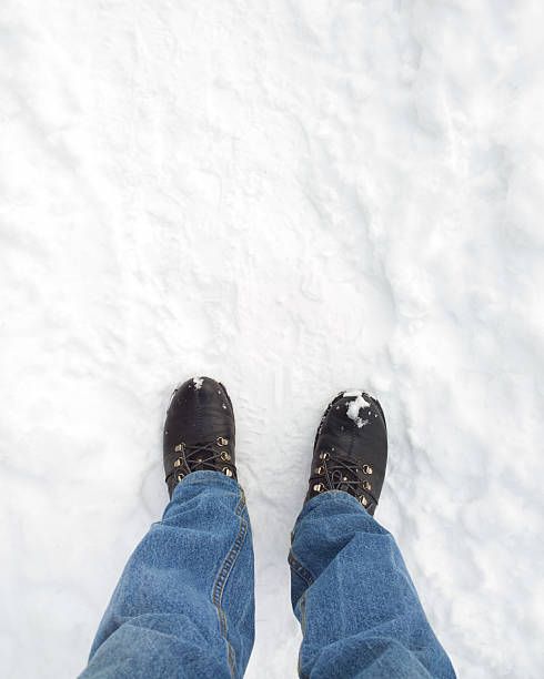 istock Feet in the snow. 505491614
