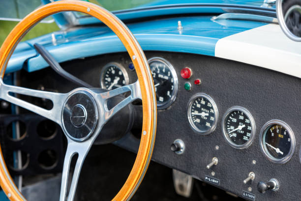 istock Interior of Old Car 505492712