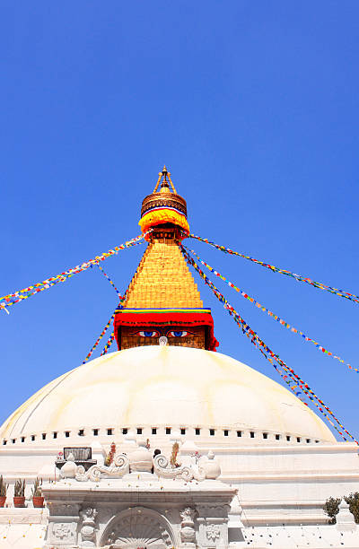 istock Bodnath stupa and prayer flags in Kathmandu, Nepal 505494570