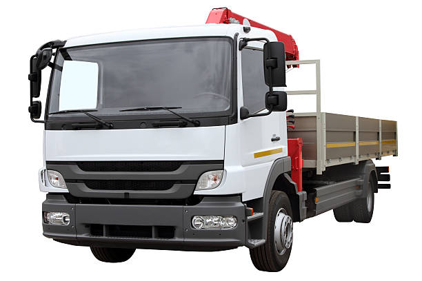 istock Car-crane for transportation of goods. 505494818