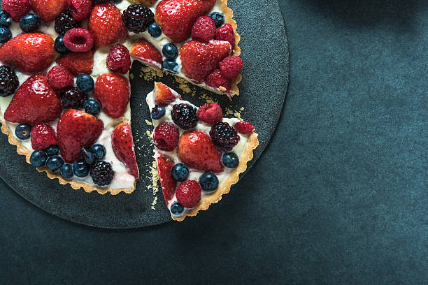 istock Summer berries tasty tart 505495724