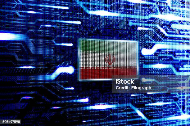 Iran Tehran National Official State Flag Stock Photo - Download Image Now - Iran, Internet, Authority