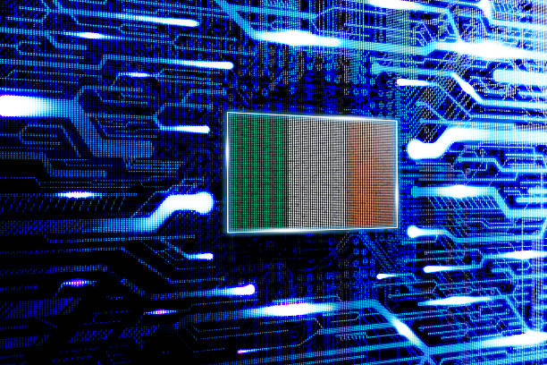 istock Ireland, Dublin national official state flag 505497986