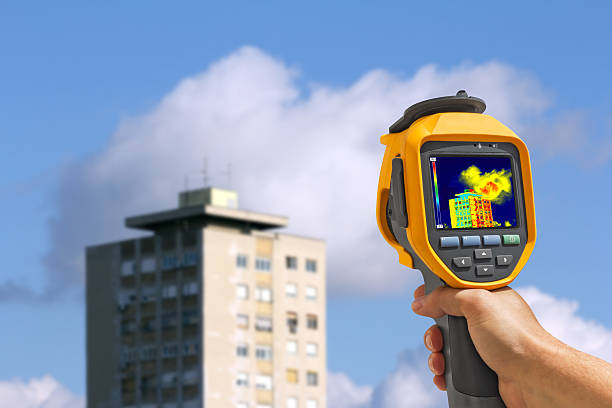 istock Recording Buildings With Thermal Camera 505498822