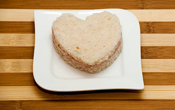 istock Love sandwich on a wooden background 505499816
