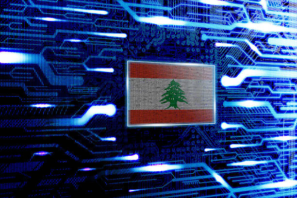 lebanon ,beirut 国立州旗 - lebanese flag ストックフォトと画像