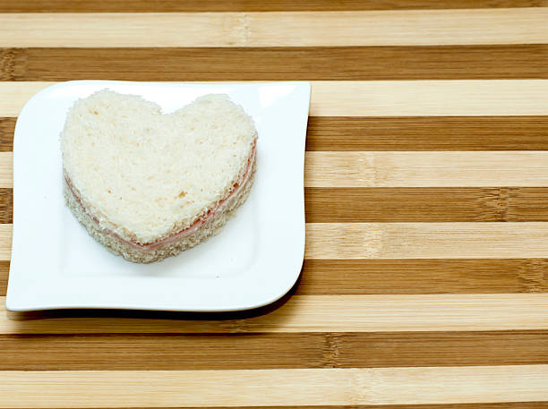 istock Love sandwich on a wooden background 505500248
