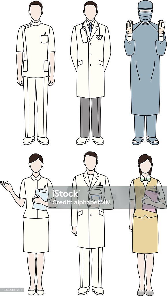Medical staff Adult stock vector