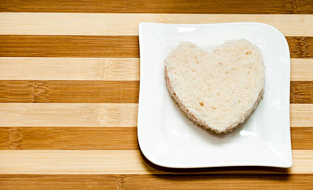 istock Love sandwich on a wooden background 505500446