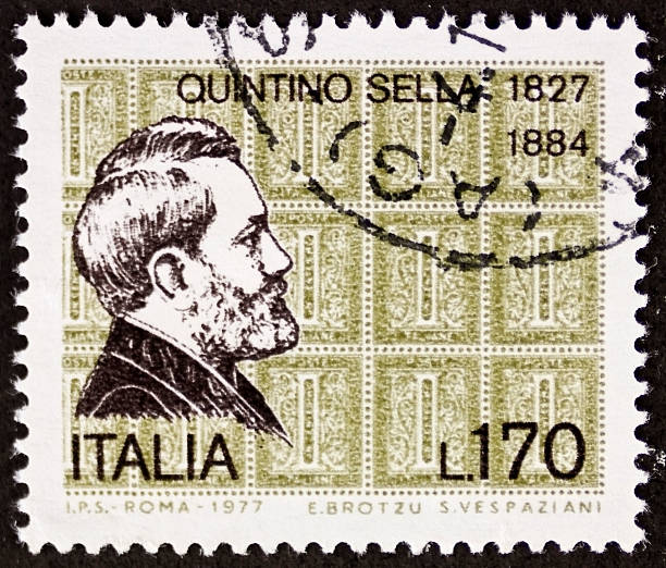 istock Quintino Sella postage stamp 505500767