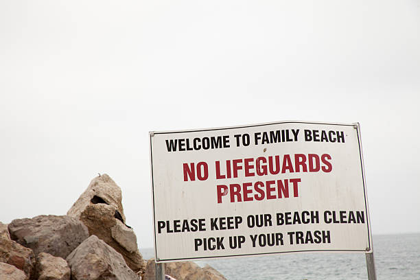 istock Warning Signs At The Beach 505500883