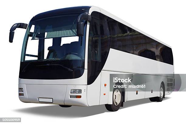 Bus Turístico Foto de stock y más banco de imágenes de Autobús - Autobús, Fondo blanco, Autocar