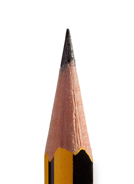 Pencil point stock photo