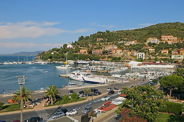 porto santo stefano-italia - grosseto province fotografías e imágenes de stock