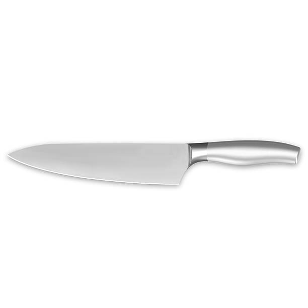 istock Chefs Knife Isolated On White 505507535