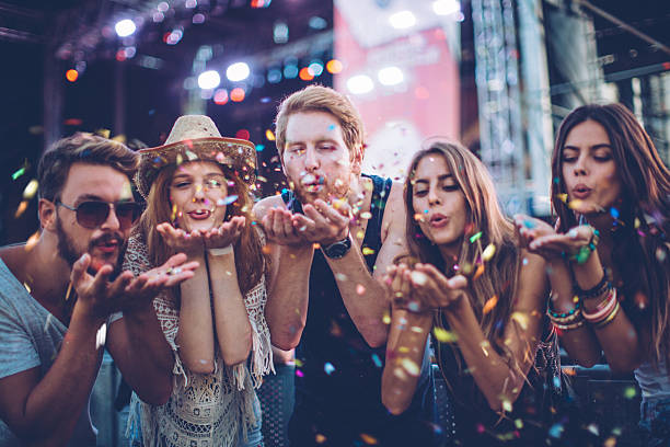istock Young people at concert. 505508252