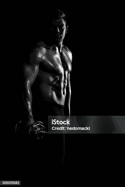 Weight Lifting Training Stock Photo - Download Image Now - Abdominal Muscle, Active Lifestyle, Adult