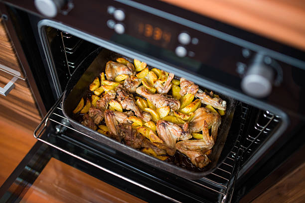 istock Chicken wings and potato 505511798