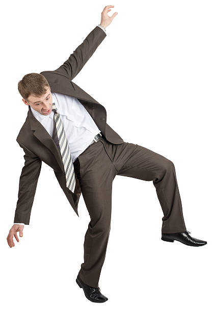 istock Businessman posing with arms raised 505512214