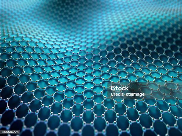 Crystallized Carbon Hexagonal System Stock Photo - Download Image Now - Nanotechnology, Chemistry, Material