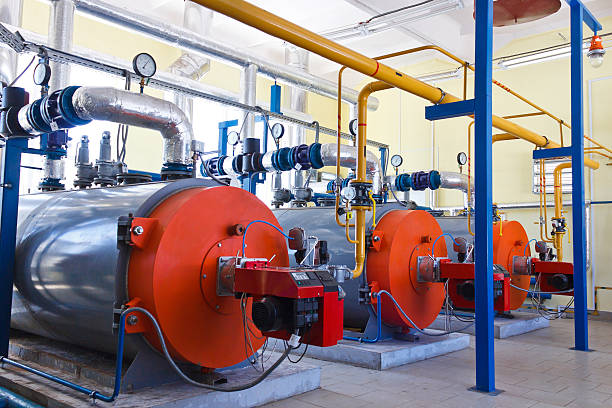 istock Industry boiler gas burner 505517800
