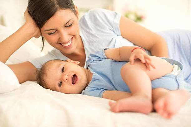 istock Mother with her baby boy. 505518971