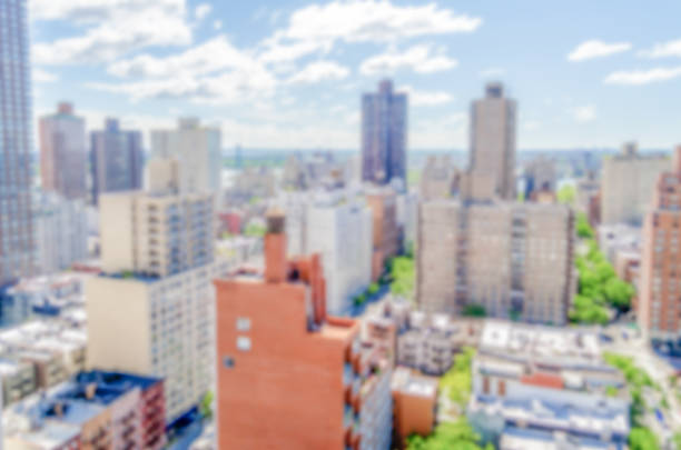 istock Defocused background with the Upper East Side in NYC 505519548