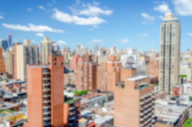 istock Defocused background with the Upper East Side in NYC 505519680