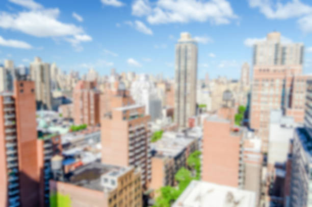 istock Defocused background with the Upper East Side in NYC 505519716