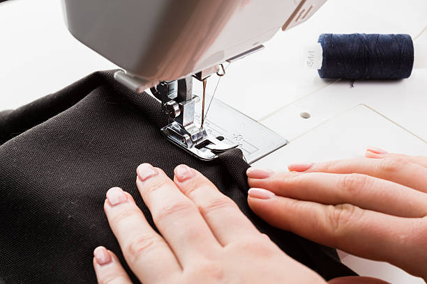 istock sewing process in the phase of overstitching 505519788