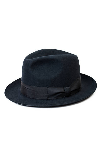 istock Black hat for man isolated on white background 505520279
