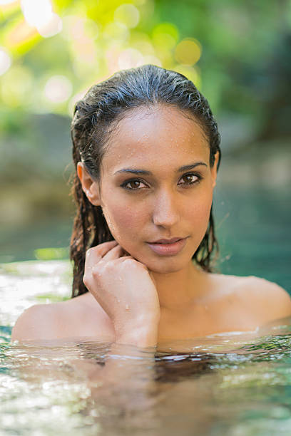 istock Young Woman In A Lagoon 505520501