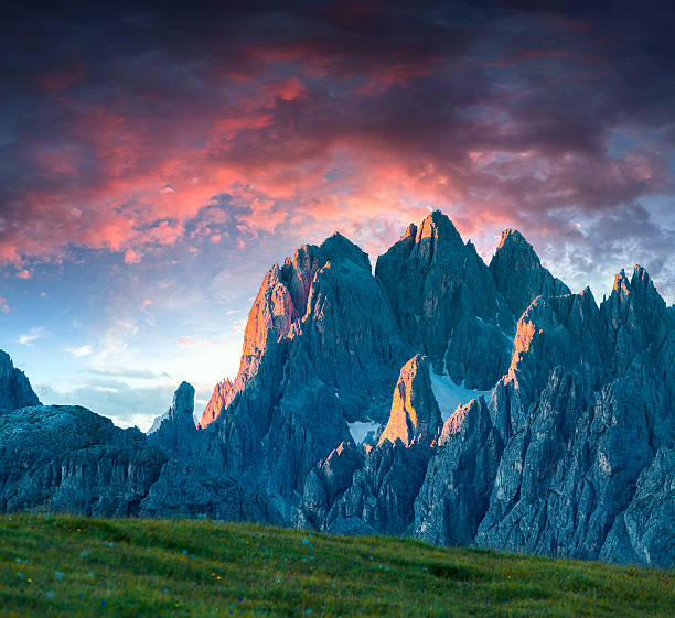 istock Colorful morning scene on the Seekofel mountain range 505520506
