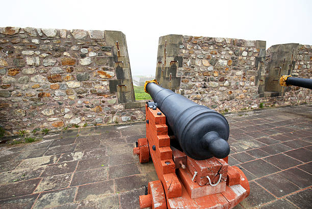 istock Old Cannon, Fort Louisbourg, Nova Scotia 505520878