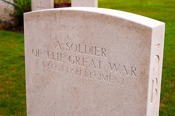 istock soldier of the great war Scottish regiment 505521111