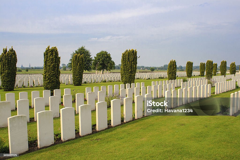 Bedford House Cemetery world war one Ypres Flander Belgium Tyne River Stock Photo