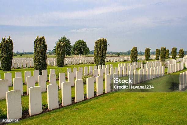 Bedford House Cemetery World War One Ypres Flander Belgium Stock Photo - Download Image Now