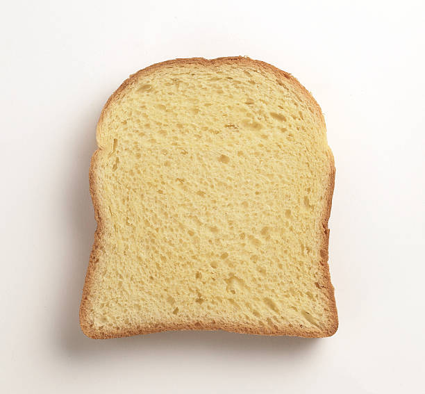 fetta di pane sandwich - pan brioche foto e immagini stock