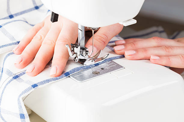 istock sewing process in the phase of overstitching 505521172