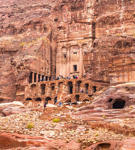 istock Facade of a ancientl building 505521232