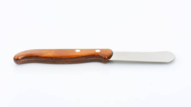 istock Wooden-handled butter knife 505524028