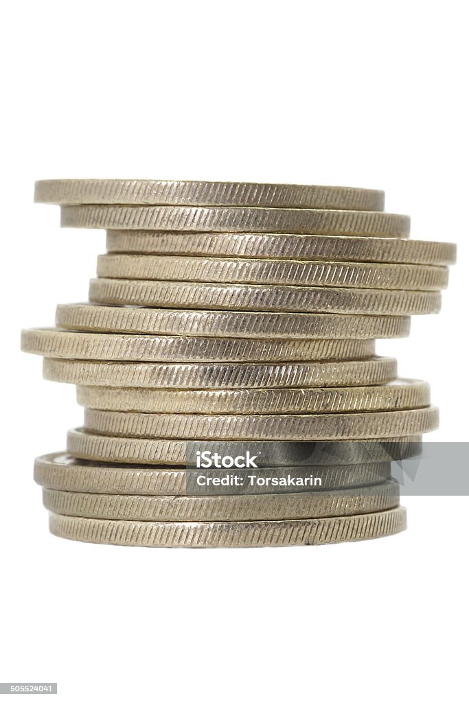 16px Coin Stack Coin Stack On White Stock Photo - Download Image Now - Coin, Currency ...