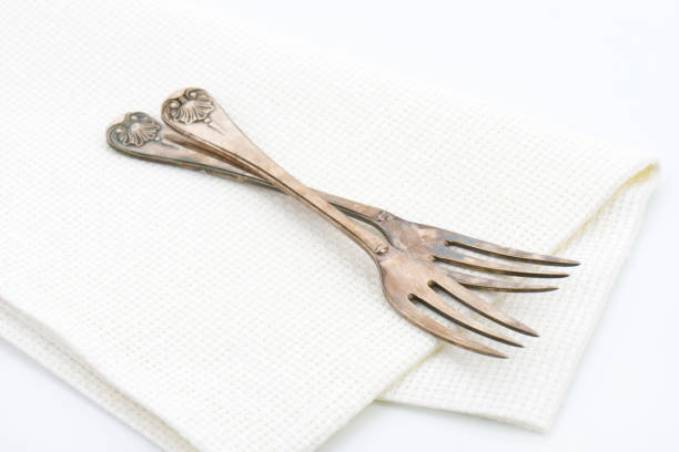 istock Vintage three-tine forks 505524308