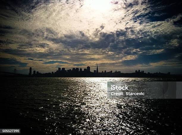 San Francisco Bay Sunset Stock Photo - Download Image Now - Architecture, Bay of Water, Beauty In Nature