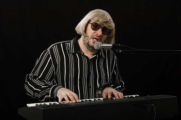istock Portrait of singing mature composer 505532287